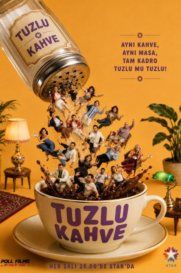 Соленый кофе постер турецкого сериала