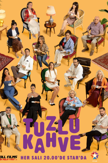 Соленый кофе постер турецкого сериала