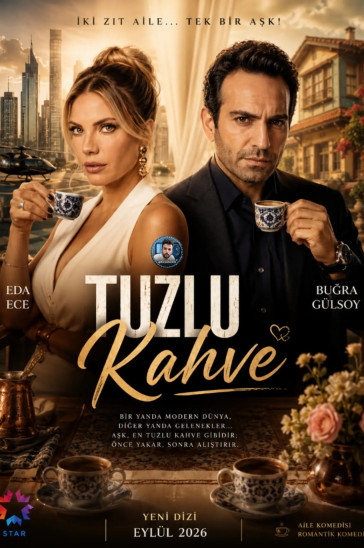Соленый кофе постер турецкого сериала